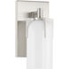 Caldwell 1 Light 4.75 inch Satin Nickel Bathroom Vanity Light Wall Light