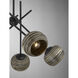 Jasper 5 Light 27.38 inch Matte Black Chandelier Ceiling Light