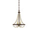 Mallory 2 Light 12 inch Fossil Stone Pendant Ceiling Light