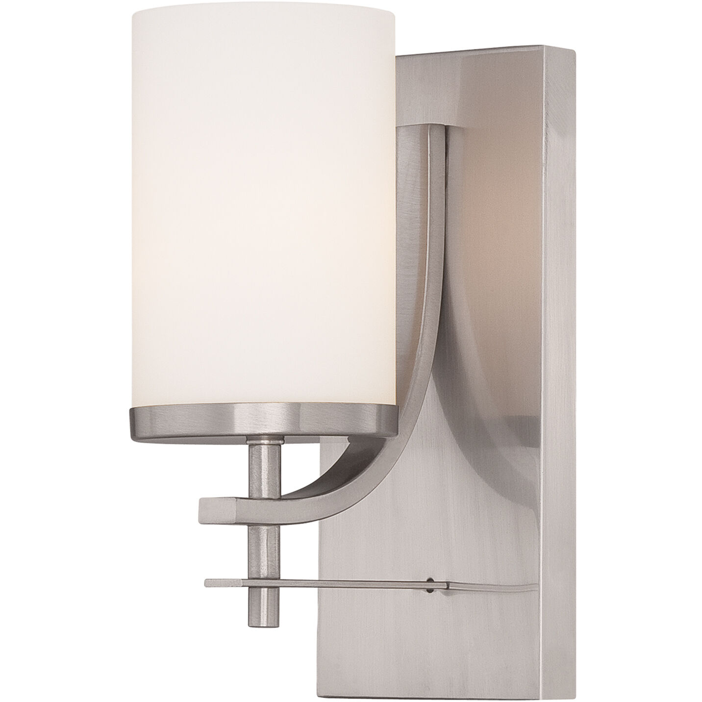 Colton 1 Light 4.75 inch Satin Nickel Wall Sconce Wall Light, Essentials