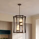 Darien 4 Light 23 inch Mediterranean Bronze Pendant Ceiling Light