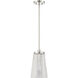Chantilly 1 Light 8 inch Polished Nickel Pendant Ceiling Light, Essentials
