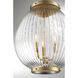 Welles 3 Light 16 inch Warm Brass Pendant Ceiling Light, Essentials