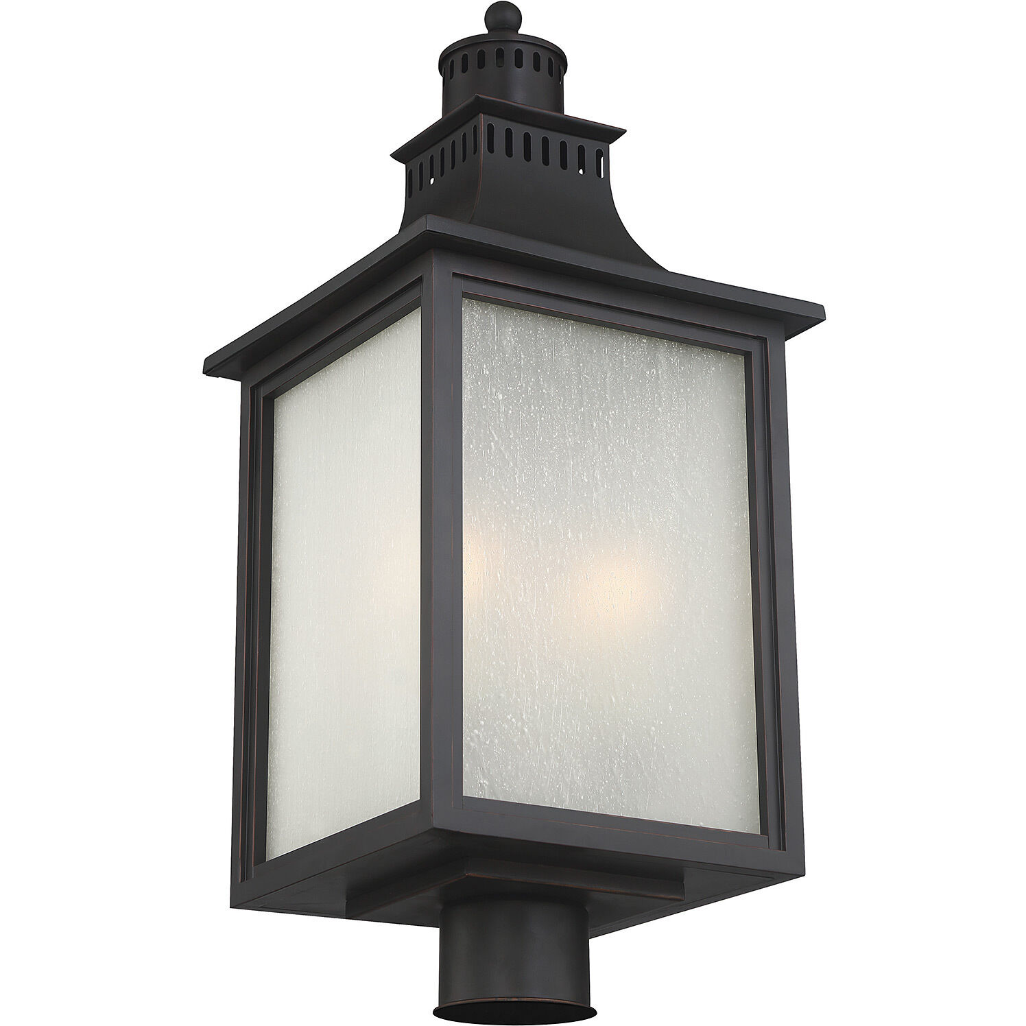 Monte Grande 3 Light 23.75 inch English Bronze Outdoor Post Lantern