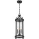 Preston 3 Light 10.5 inch Iron Oxide Outdoor Hanging Lantern