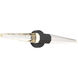 Beaumont LED 28 inch Black Lustre Bathroom Vanity Light Wall Light