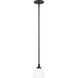 Herndon 1 Light 5.5 inch English Bronze Mini-Pendant Ceiling Light, Essentials