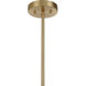Sofia LED 30 inch Noble Brass Chandelier Ceiling Light