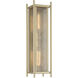 Jacobs 2 Light 22 inch Serene Brass Outdoor Wall Lantern