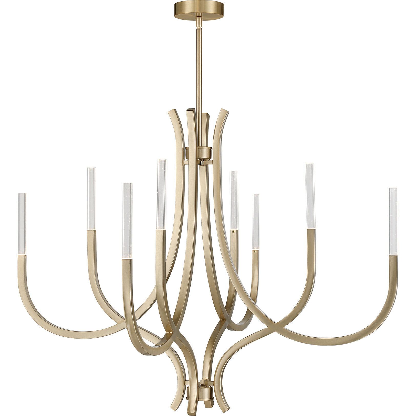 Bradford LED 40 inch Noble Brass Chandelier Ceiling Light