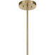 Sententas 9 Light 28 inch Noble Brass Pendant Ceiling Light
