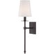 Monroe 1 Light 5 inch Classic Bronze Wall Sconce Wall Light, Essentials