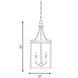 Penrose 3 Light 12 inch Black Pendant Ceiling Light, Essentials