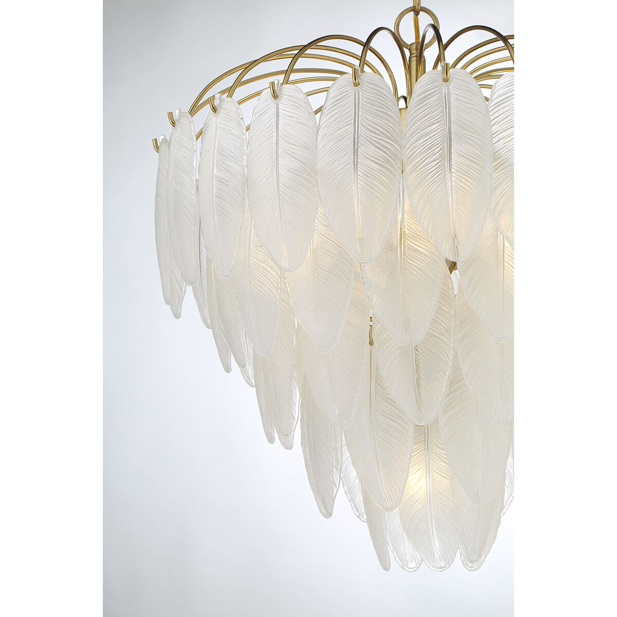 Boa 6 Light 22 inch Warm Brass Chandelier Ceiling Light