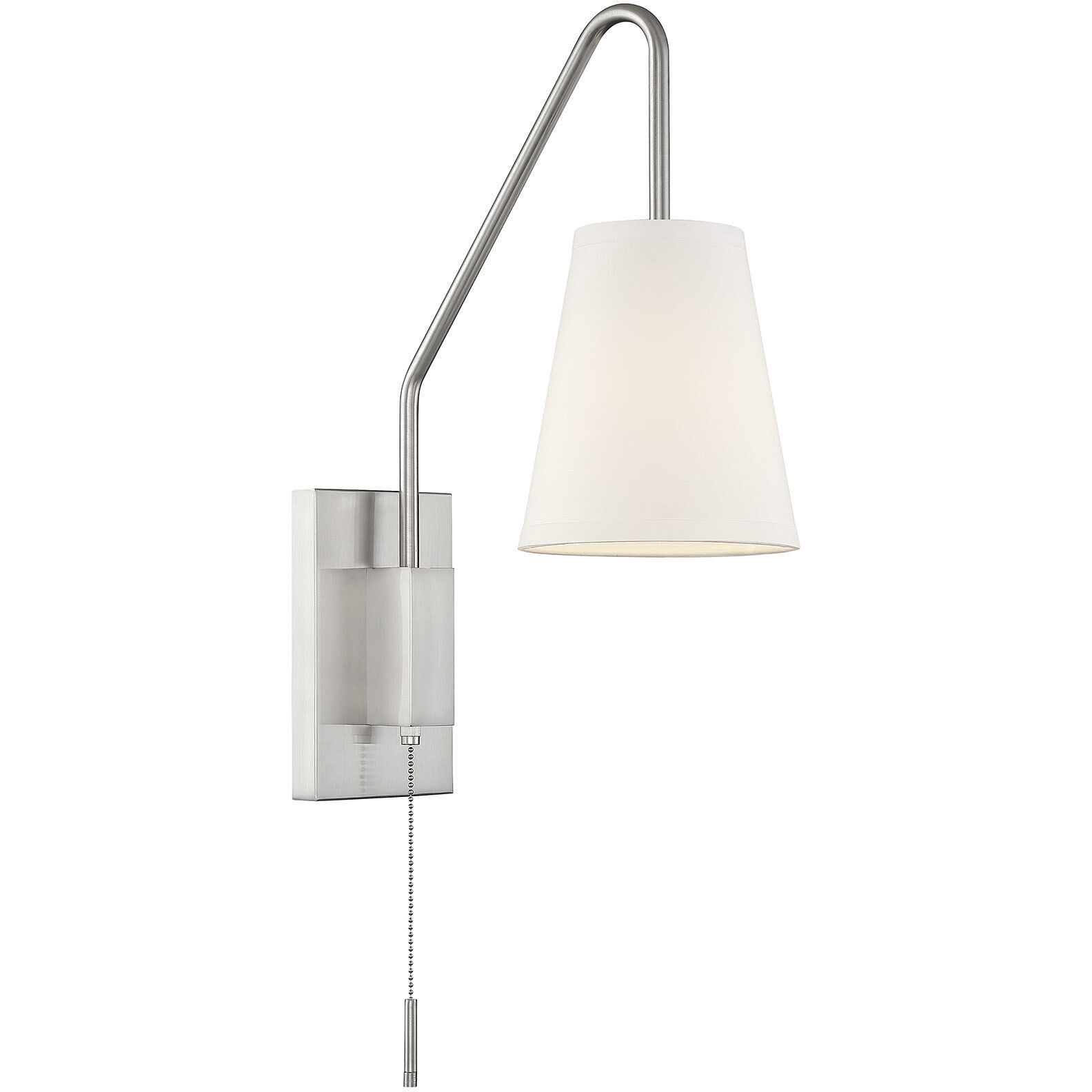 Owen 12 inch 60.00 watt Satin Nickel Adjustable Wall Sconce Wall Light, Essentials