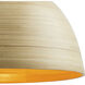 Agave 1 Light 20 inch Natural Bamboo Pendant Ceiling Light