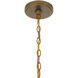 Davenport 6 Light 28 inch Antique Patina Pendant Ceiling Light