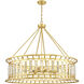 Daintree 10 Light 45 inch True Gold Chandelier Ceiling Light
