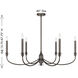 Coventry 6 Light 40 inch Mediterranean Bronze Chandelier Ceiling Light, Essentials