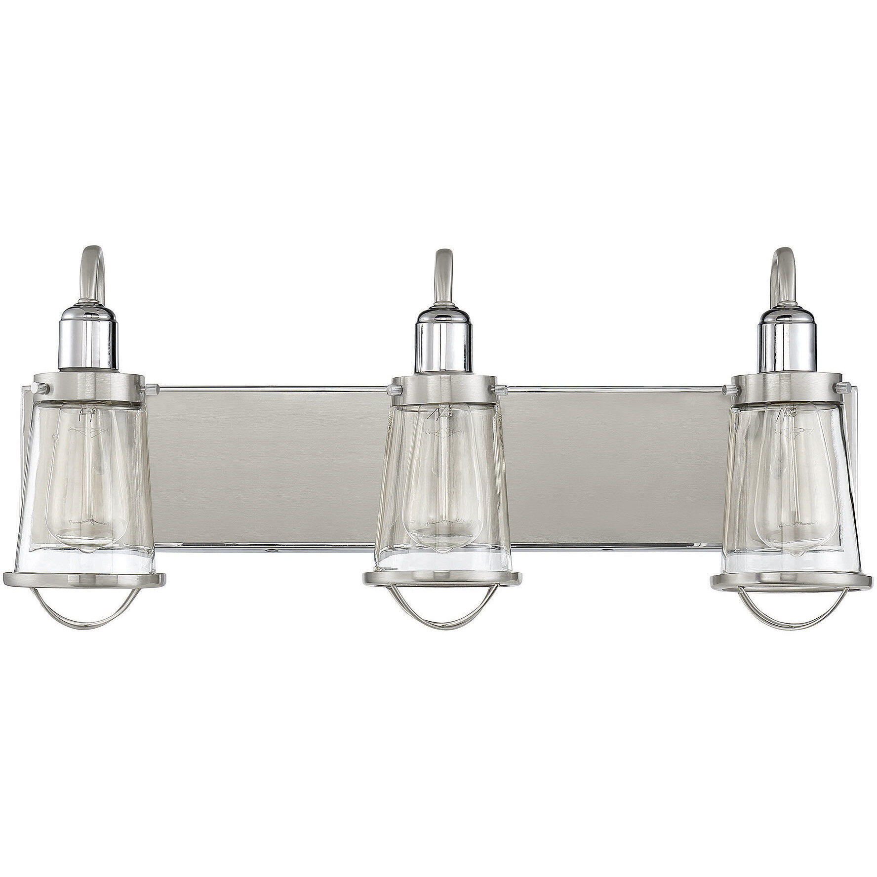 3 light vanity fixture brushed nickel 2025