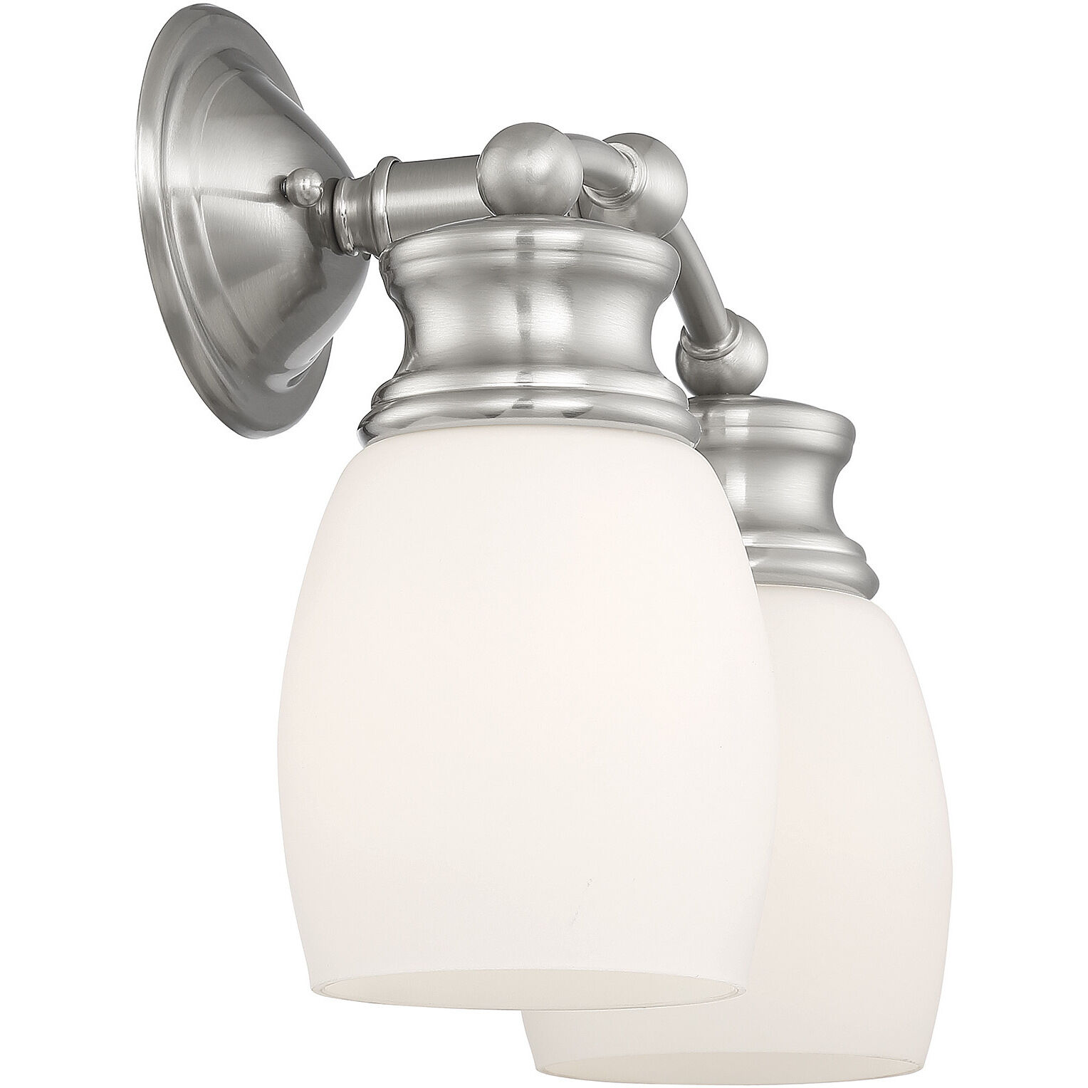 Elise 2 Light 12.25 inch Satin Nickel Bathroom Vanity Light Wall Light, Essentials
