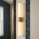 Connor LED 30 inch Brass Vanity Light Wall Light