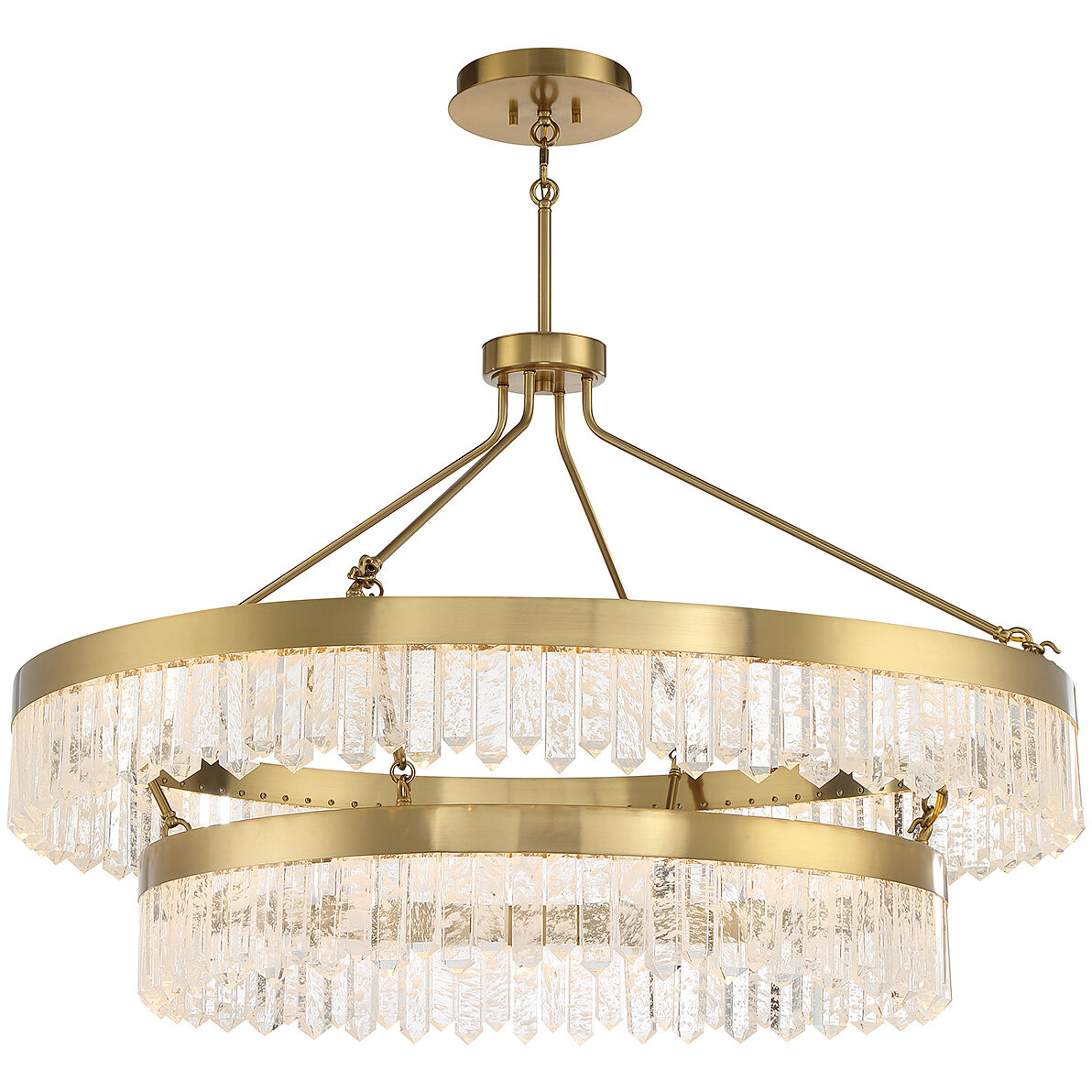 Landon LED 45 inch Warm Brass Pendant Ceiling Light