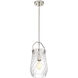 St. Clare 1 Light 8 inch Polished Nickel Mini Pendant Ceiling Light