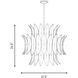 Sanctuary 6 Light 27.5 inch Coronado Pendant Ceiling Light