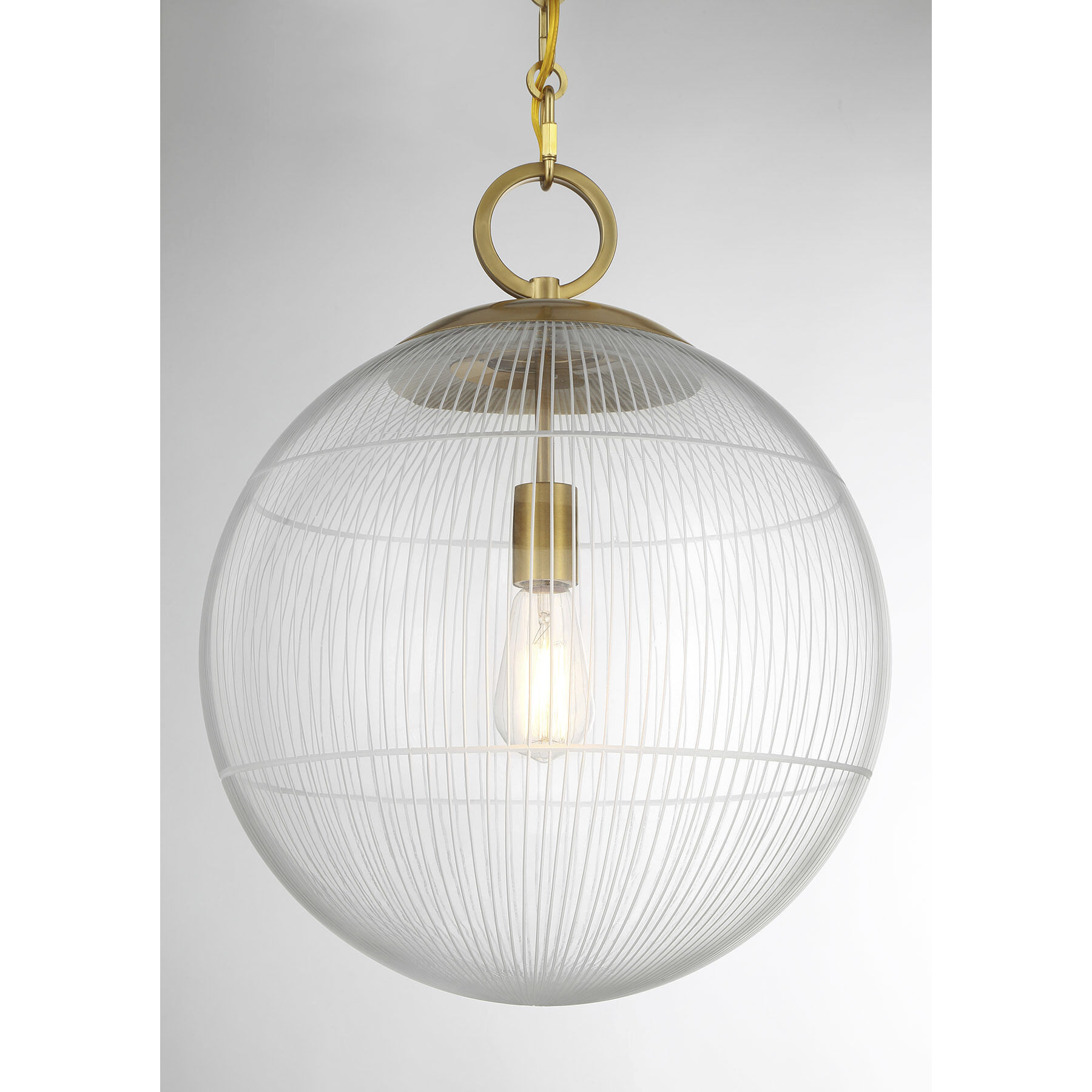 Cabot 1 Light 16 inch Warm Brass Pendant Ceiling Light