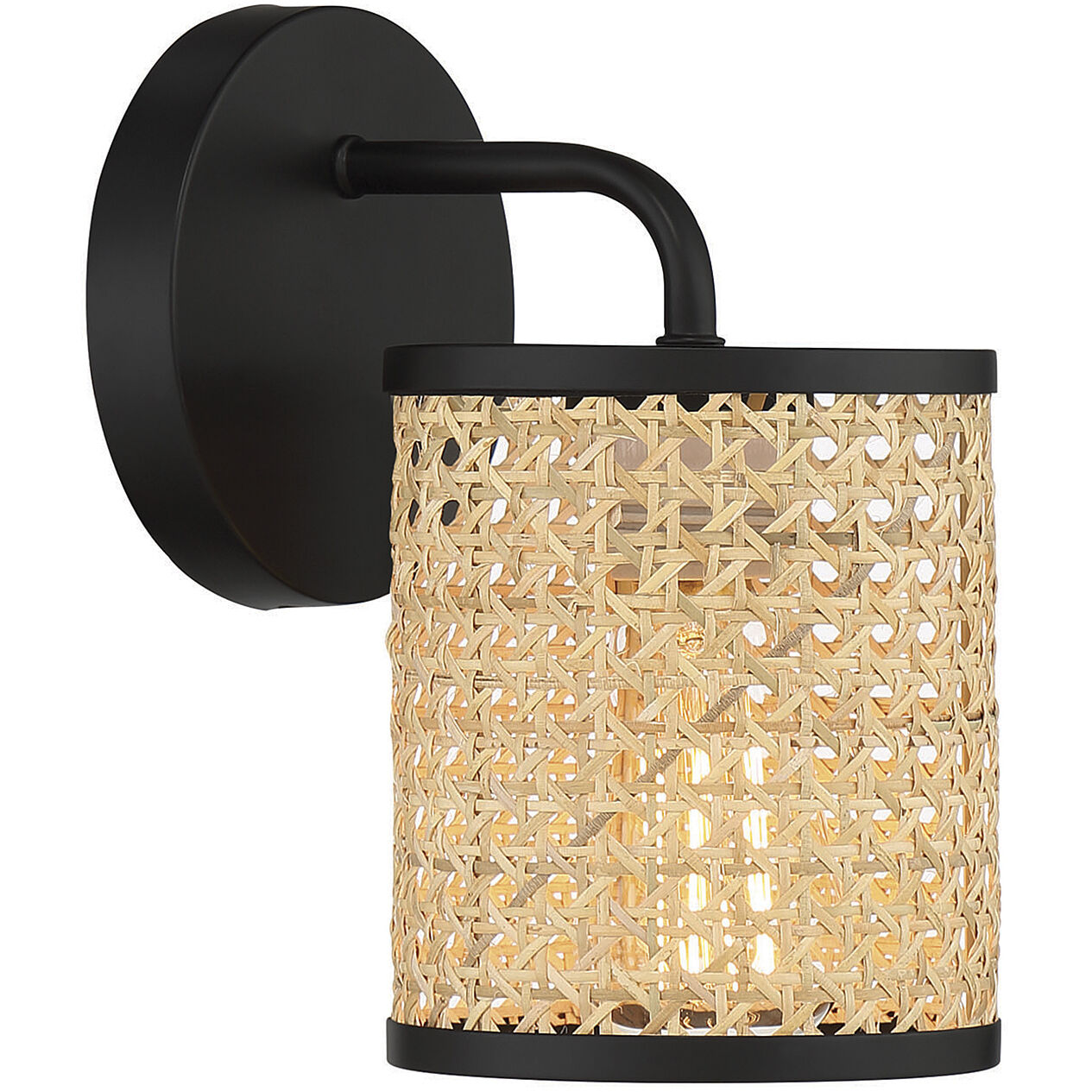 Jaylar 1 Light 5 inch Matte Black Wall Sconce Wall Light