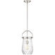 St. Clare 1 Light 8 inch Polished Nickel Mini Pendant Ceiling Light