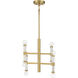 Kingsburg 8 Light 18 inch Warm Brass Chandelier Ceiling Light
