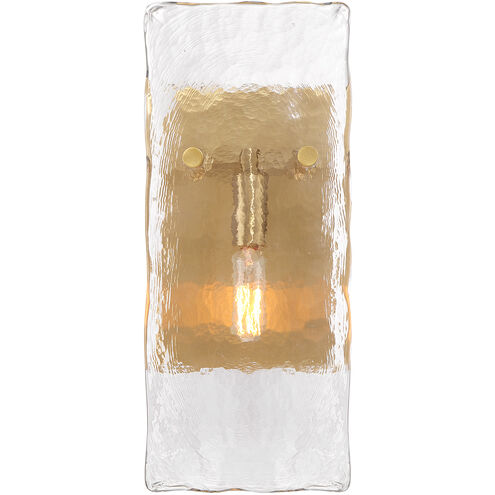 Genry 1 Light 5.5 inch Warm Brass Wall Sconce Wall Light