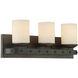 Alsace 3 Light 21 inch Reclaimed Wood Bathroom Vanity Light Wall Light