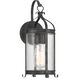 Preston 1 Light 14.13 inch Iron Oxide Outdoor Wall Lantern
