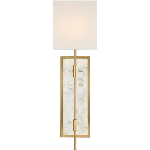Eastover 1 Light 6.5 inch Warm Brass Wall Sconce Wall Light