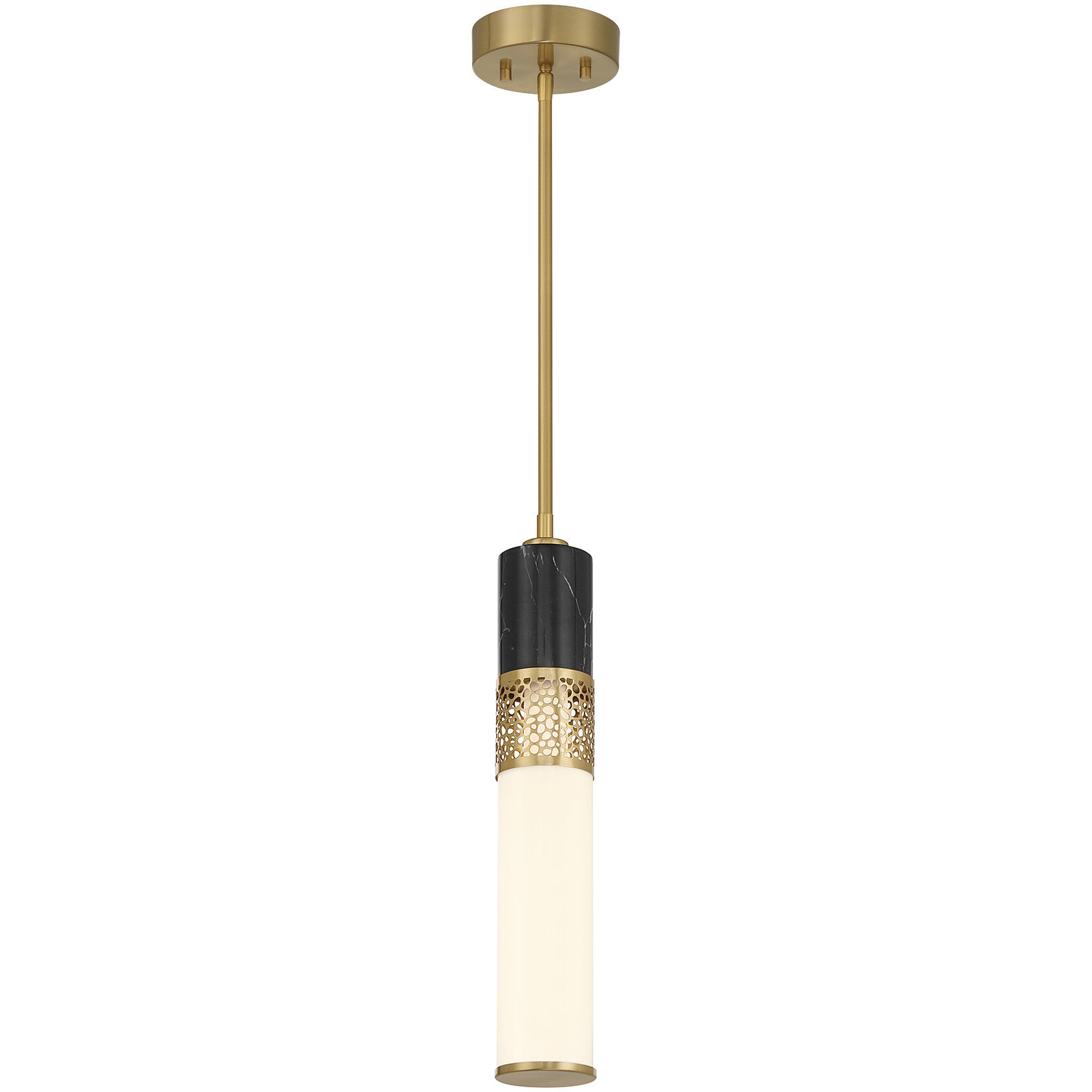 Farrell LED 3.13 inch Warm Brass Pendant Ceiling Light