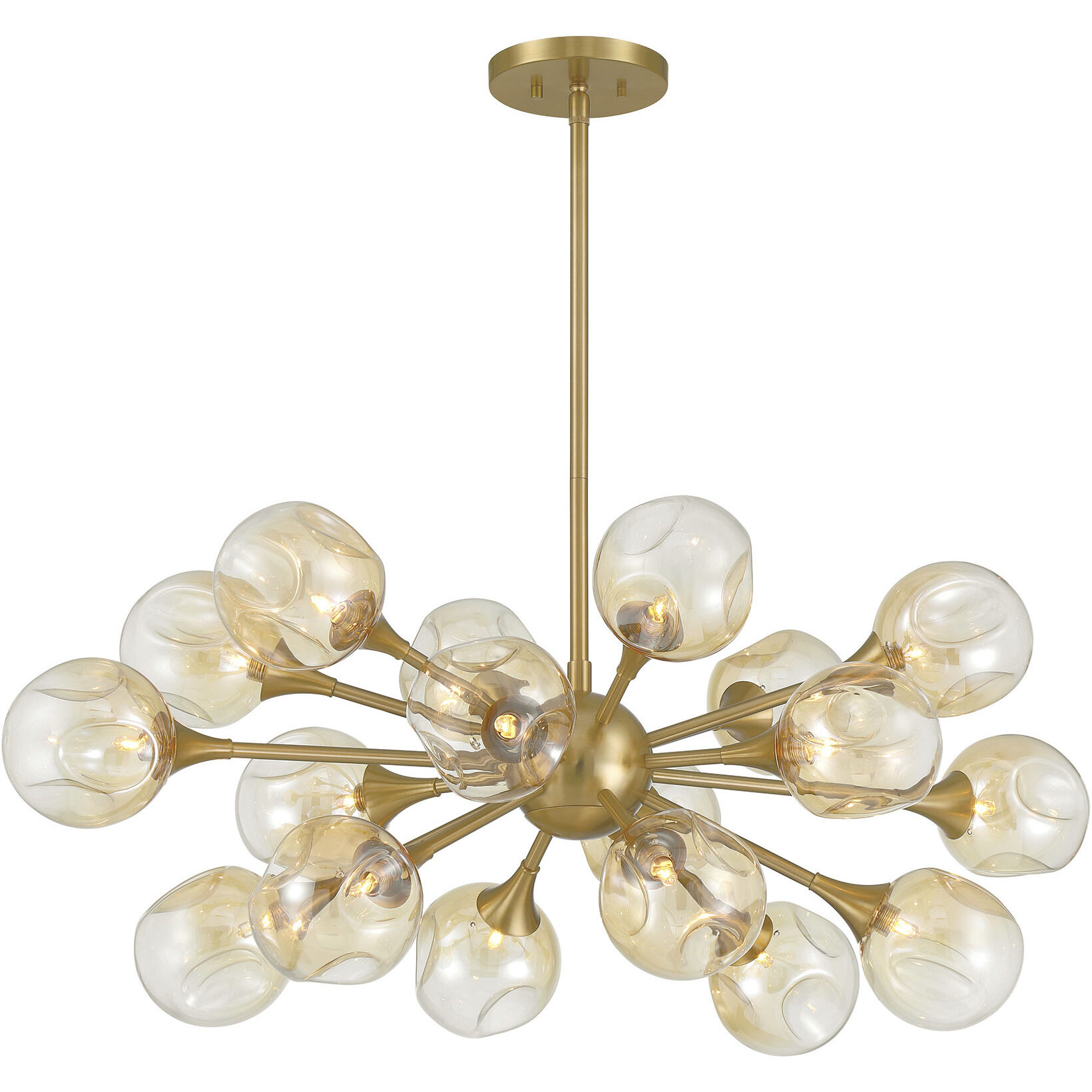 Matisse 18 Light 20.5 inch Warm Brass Chandelier Ceiling Light