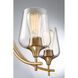 Octave 5 Light 23 inch Warm Brass Chandelier Ceiling Light, Essentials
