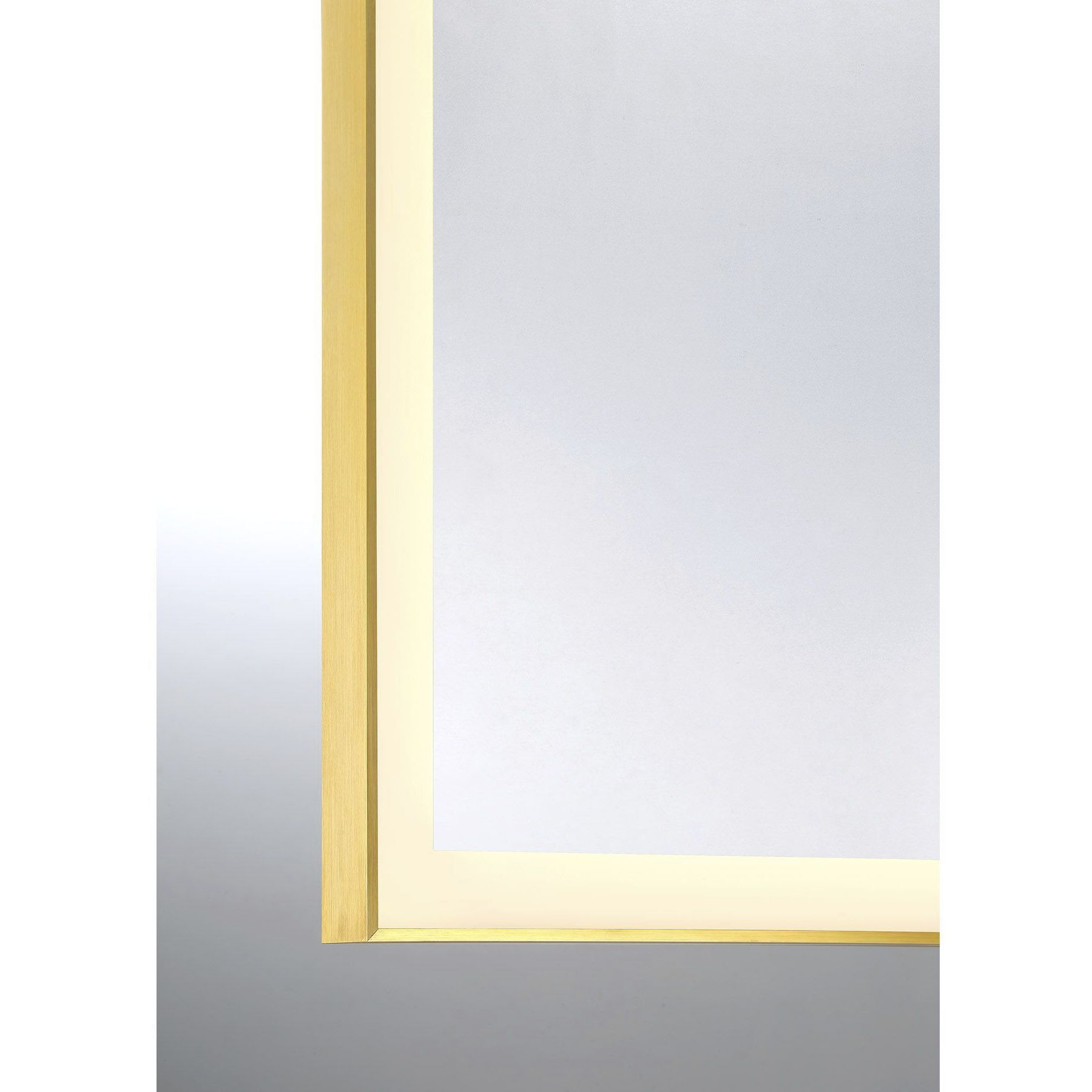 Paulding 48 X 32 inch Gold Mirror, Frontlit