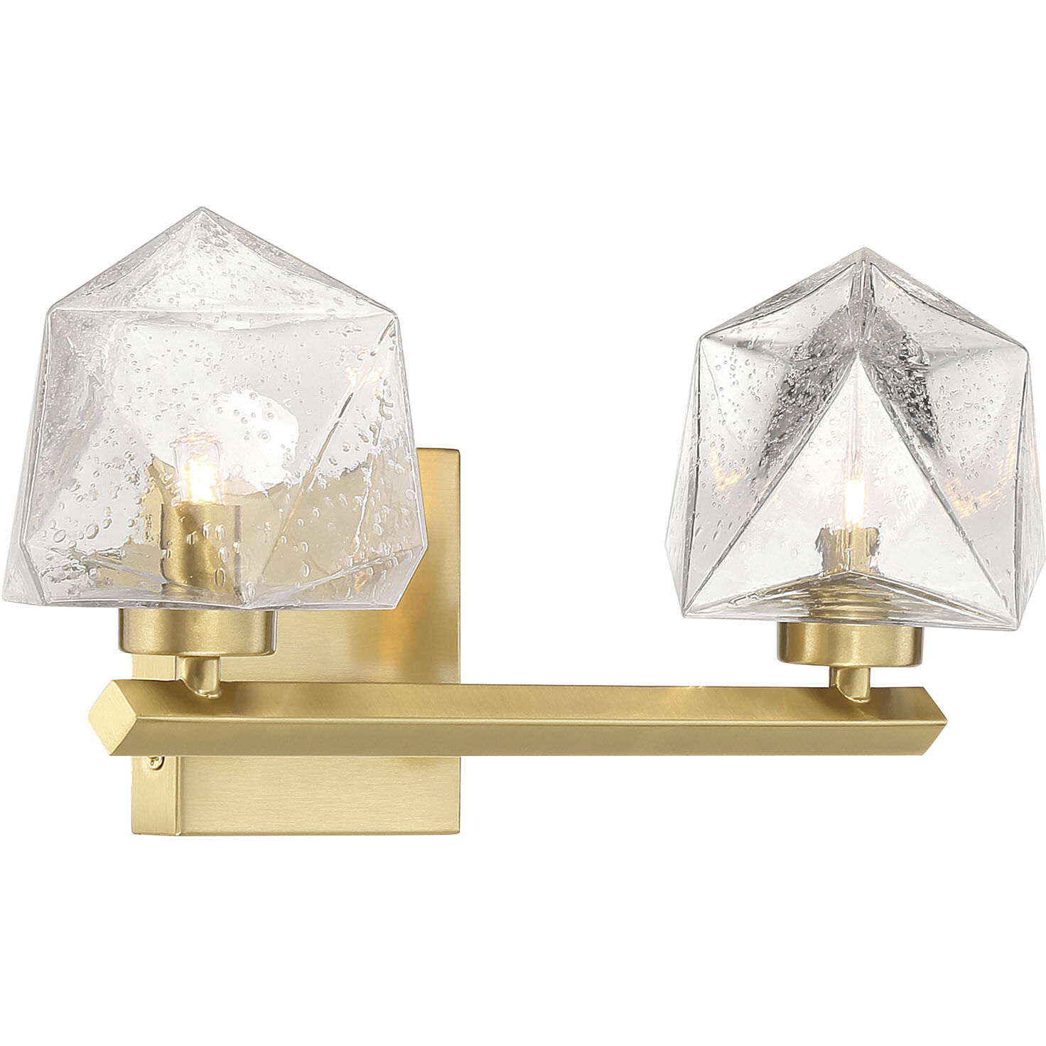 Castello LED 15 inch Warm Brass Bathroom Vanity Light Wall Light