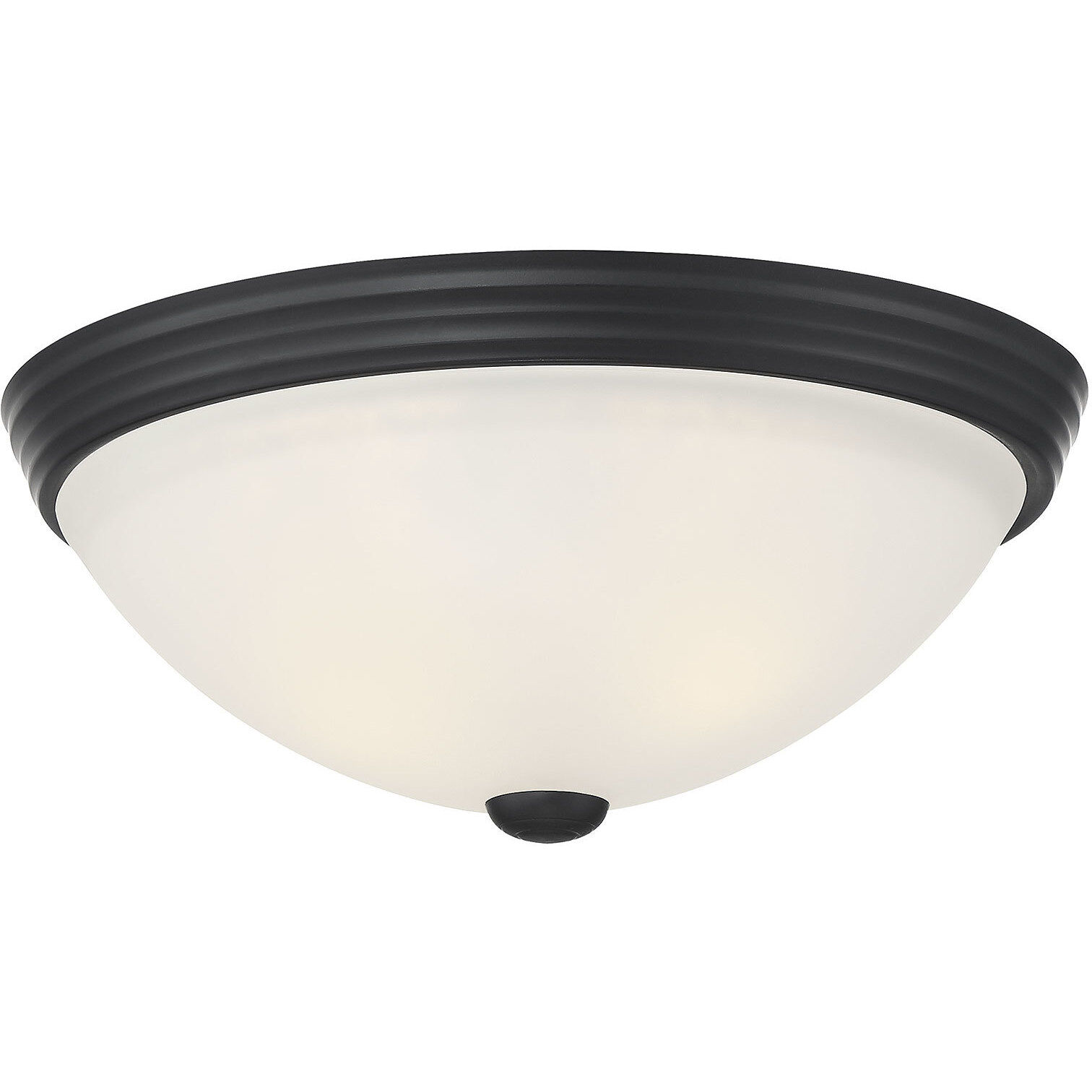 Stella 2 Light 13 inch Black Flush Mount Ceiling Light, Essentials