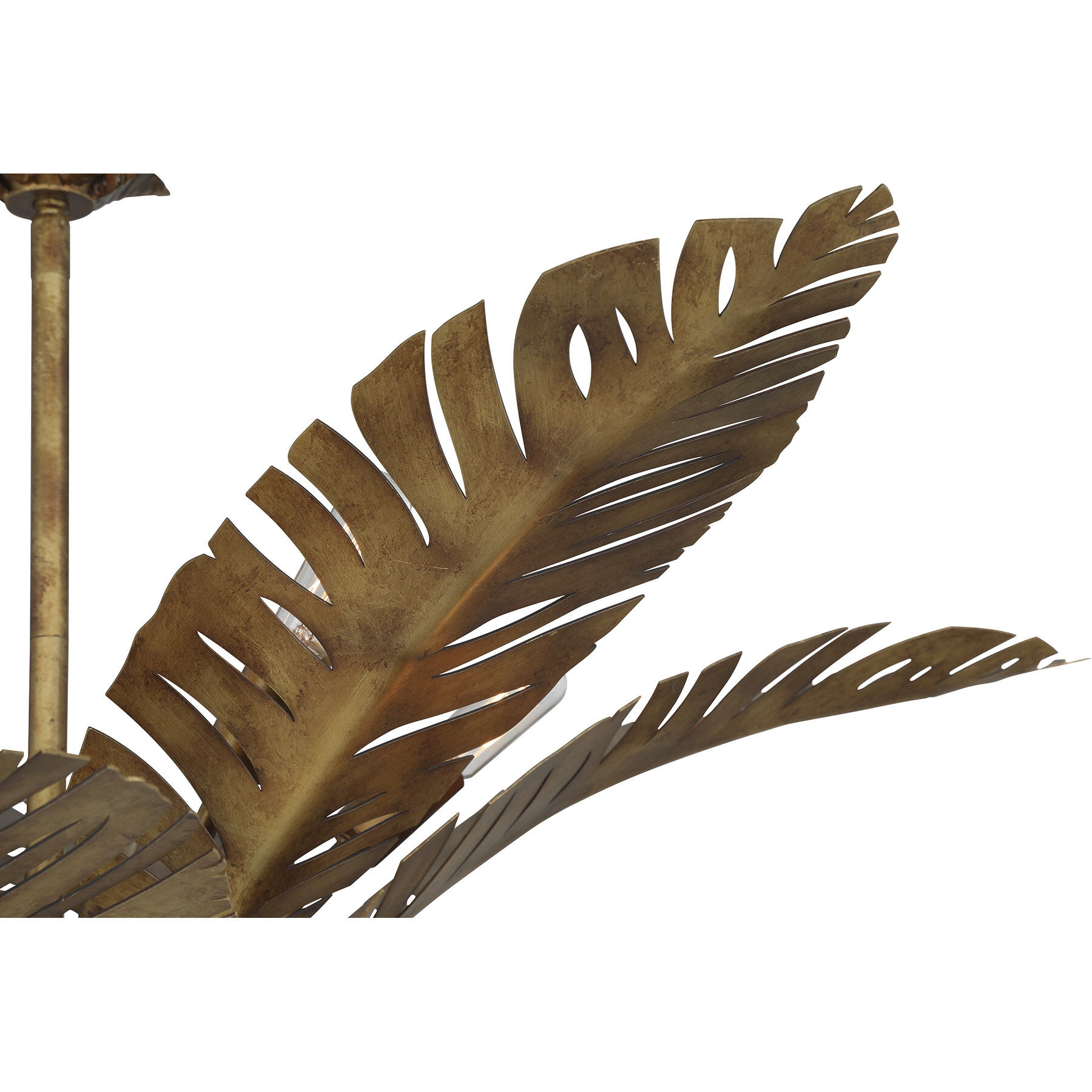 Palmera 10 Light 38 inch Gold Vein Chandelier Ceiling Light