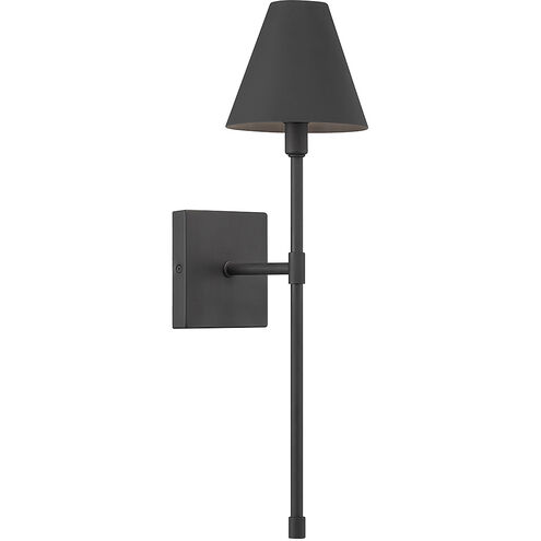 Jefferson 1 Light 5.5 inch Matte Black Wall Sconce Wall Light