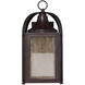 Formby LED 16 inch English Bronze with Gold Outdoor Wall Lantern