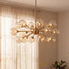 Matisse 18 Light 20.5 inch Warm Brass Chandelier Ceiling Light