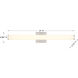 Colt LED 30 inch Satin Nickel Vanity Light Wall Light