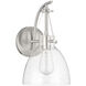 Foster 1 Light 8 inch Satin Nickel Wall Sconce Wall Light