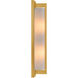 Carver 2 Light 4.5 inch Warm Brass ADA Wall Sconce Wall Light